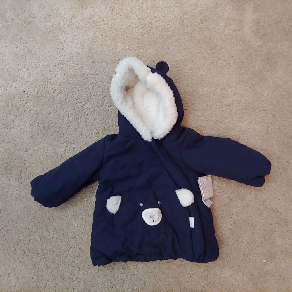 Infant 24mos Quiltex‎ winter jacket bear new w/ tag